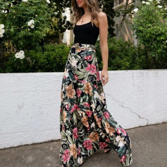 SHEIKE FLORAL SKIRT - SIZE 12 - Picture 2 of 4